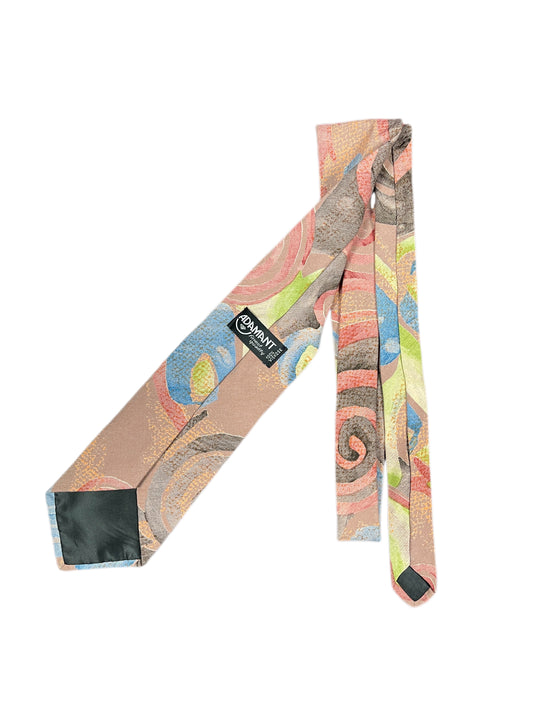 Vintage Adamant Salmon Tie