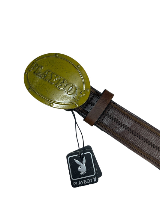 Y2k Playboy Belt Brown 2007