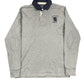 Y2k Hackett Rugby Long Sleeve Polo Shirt Gray - M