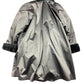 Vintage Faux Fur Coat Shiny Green - L