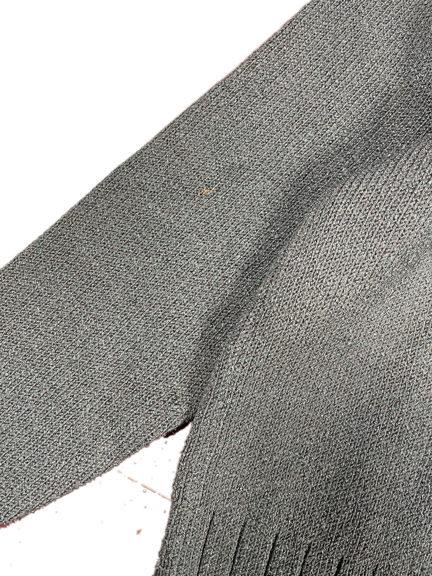 Y2k Complices Knitted Turtleneck Sweatshirt Gray - S/M