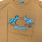 Vintage Cow T-Shirt Orange Miguel Carayga - XS