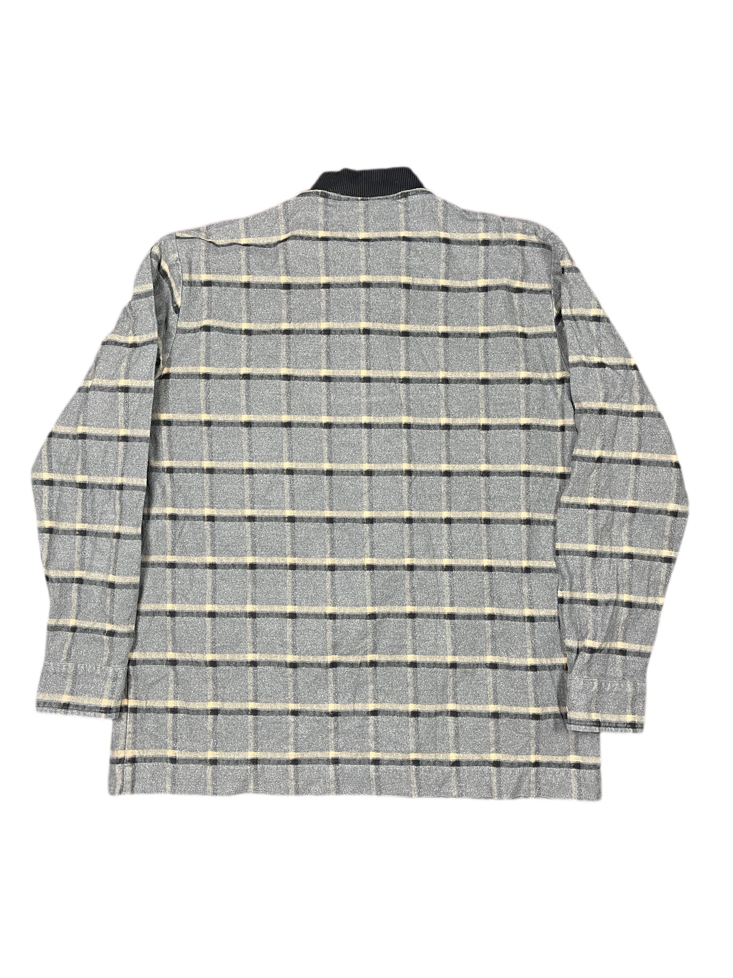Drole De Monsieur Thin Half Zip Jacket Gray - M