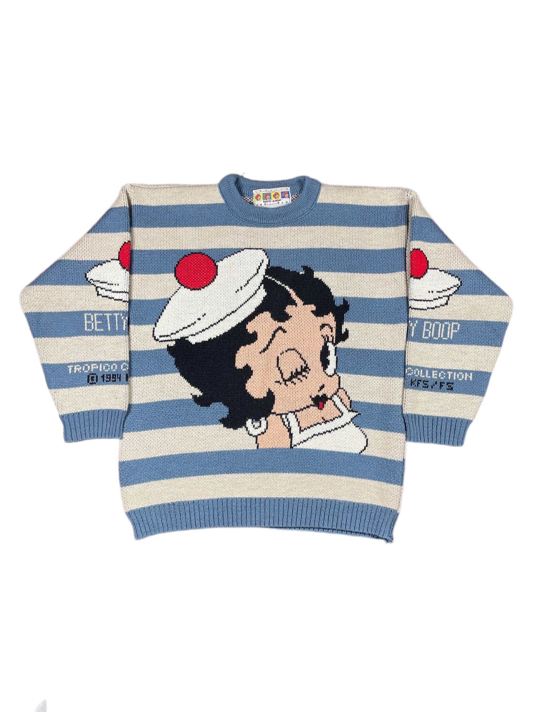 Vintage Betty Boop 1994 Tropico Line Multicolor - L