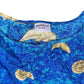 Vintage Donario Dolphin Sleeveless Dress Blue - XL/XXL