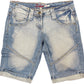 Y2K Sublevel Denim Shorts Blue Cotton S