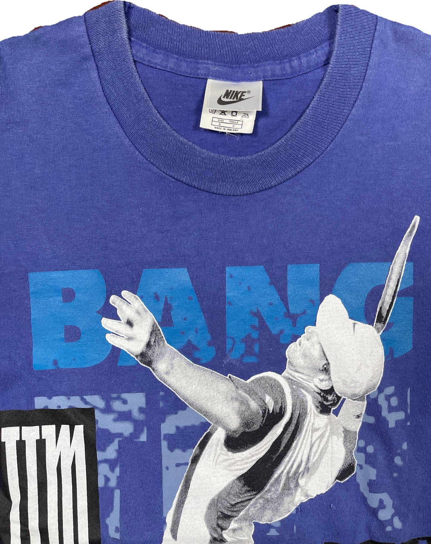 Vintage 90s Nike T-Shirt Blue Cotton S