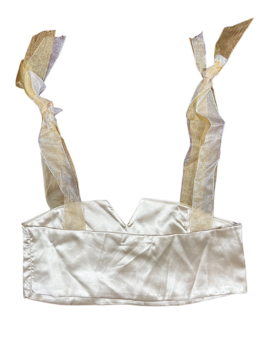 Y2k Marmont Sleeveless Top Perlmut - M