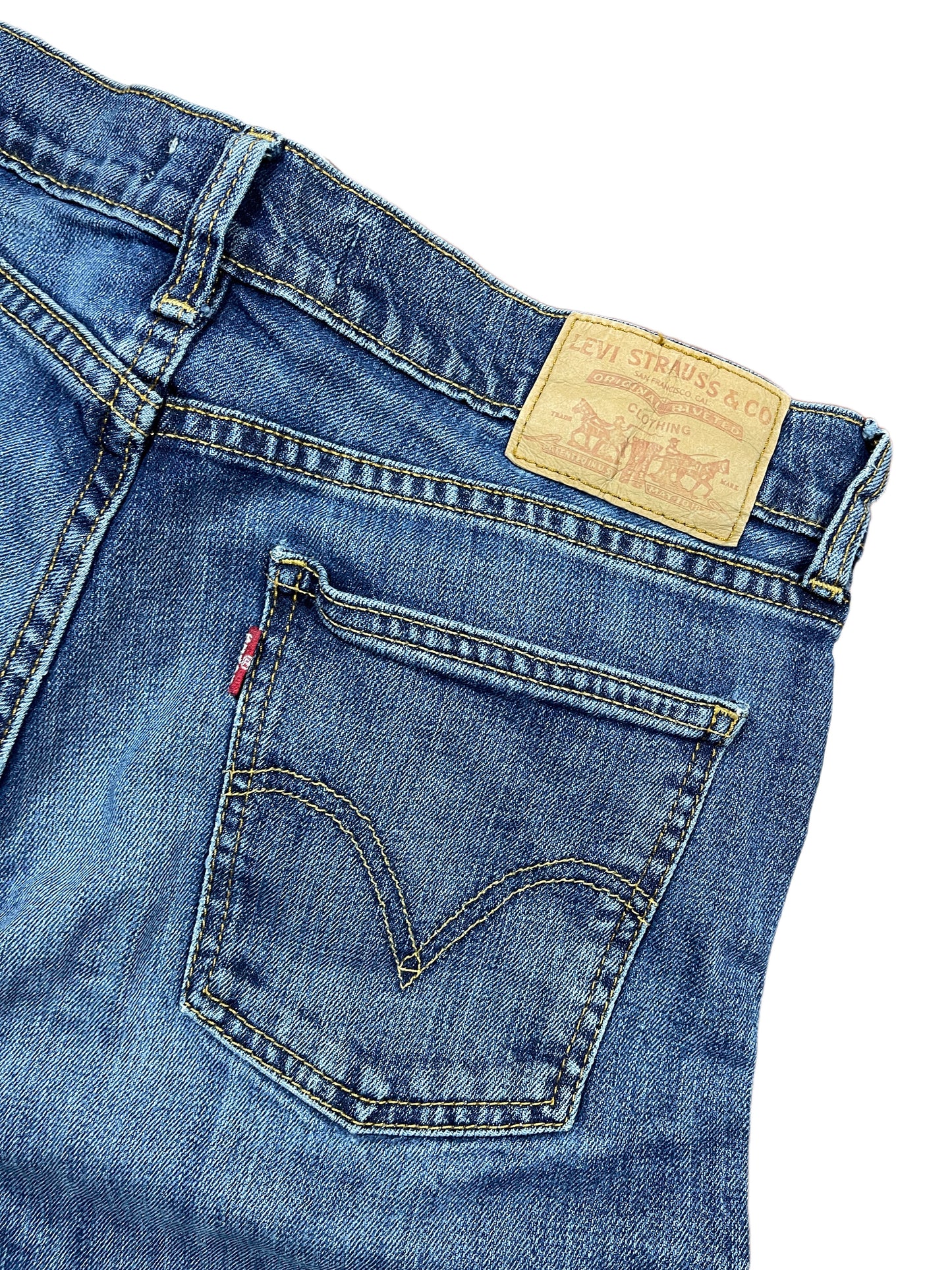Y2k Levi's 10529 Bootcut Denim Pants Blue - XXL