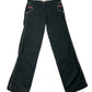 Desigual Low Waist Bootcut Cloth Pants Black - S