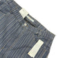 Y2k Mac Flared Pants Striped Blue - XL