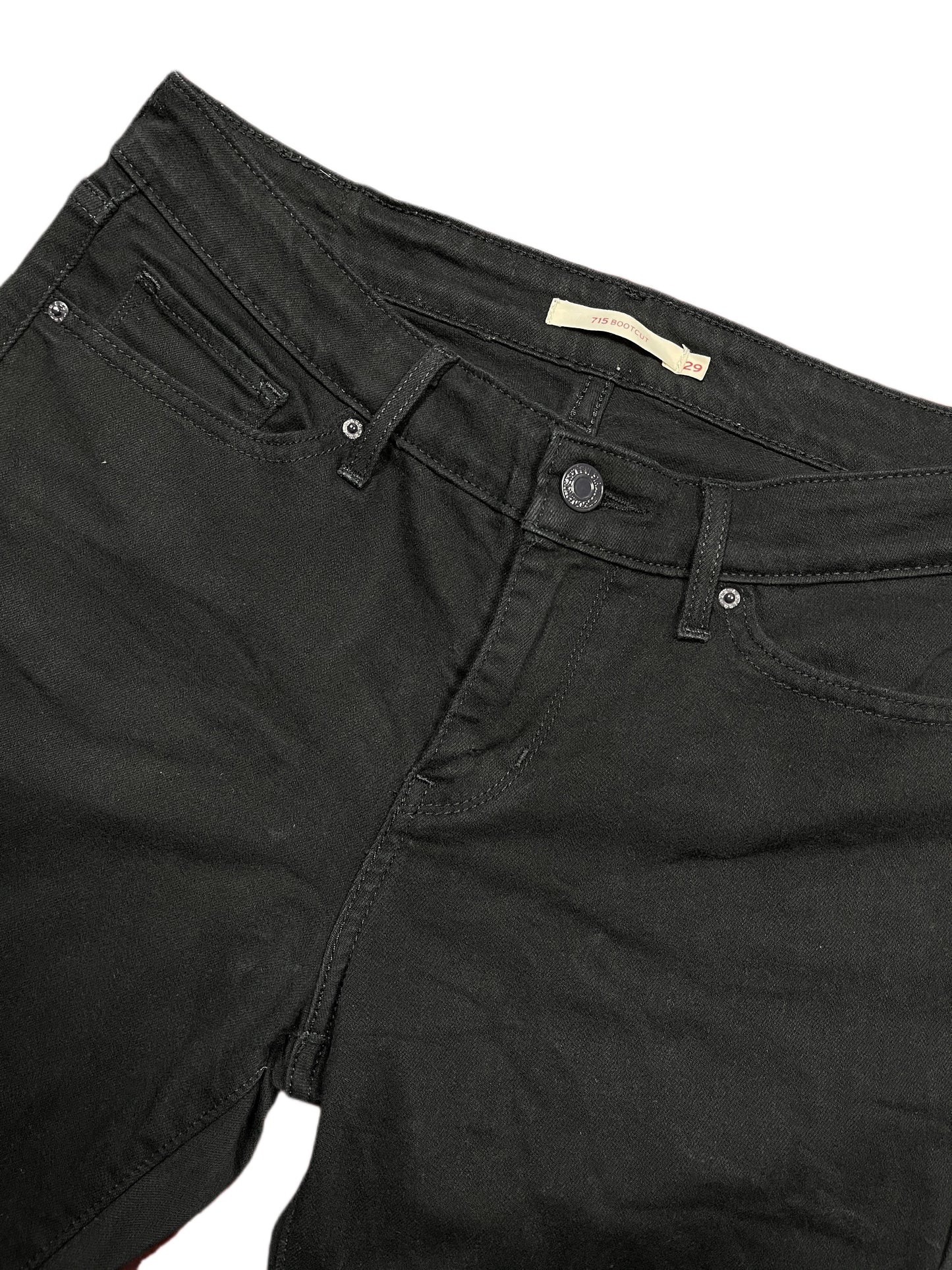 Levi's 715 Bootcut Denim Pants Black - M/L