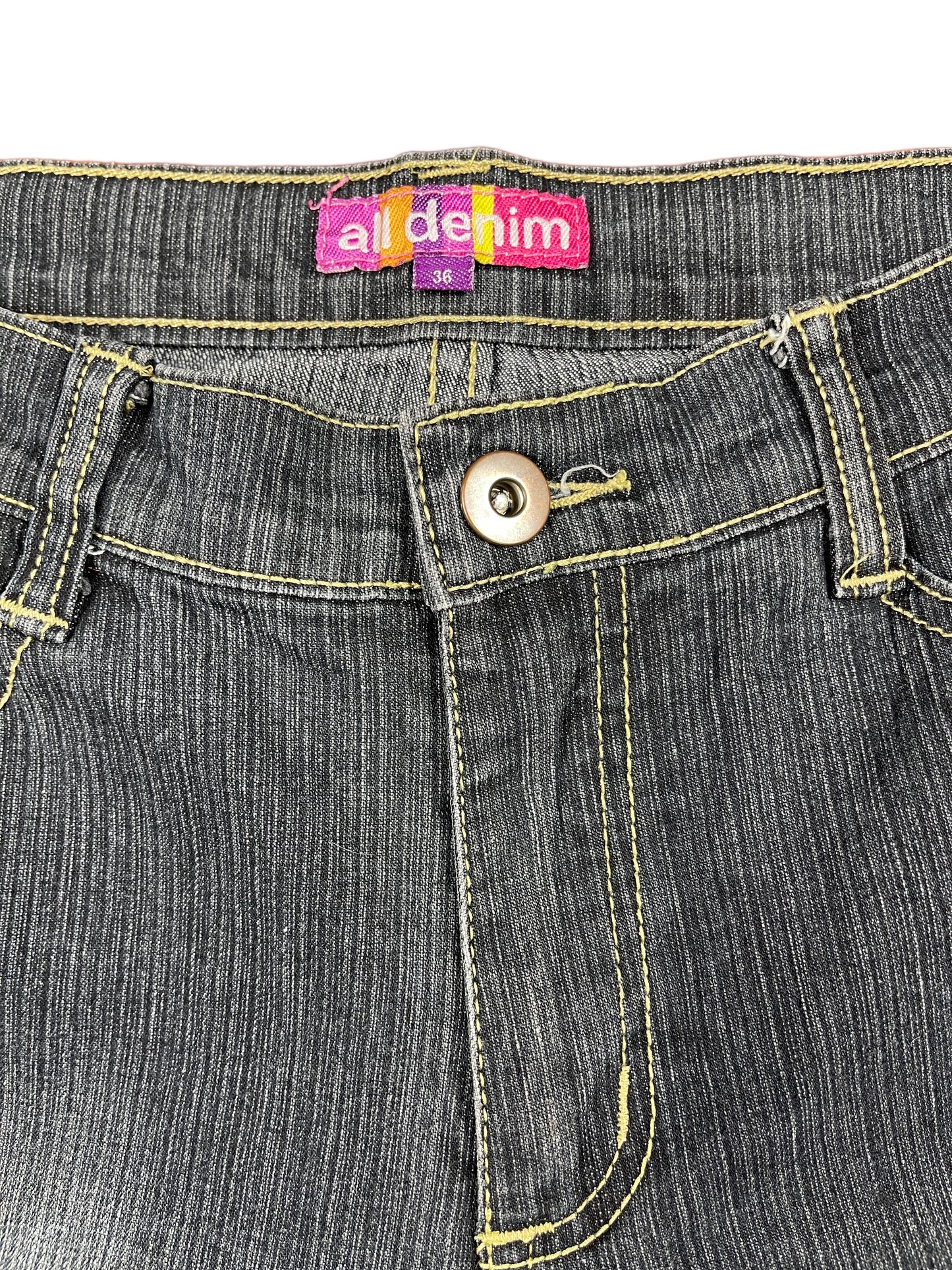 Y2k All Denim Pants Blue - S
