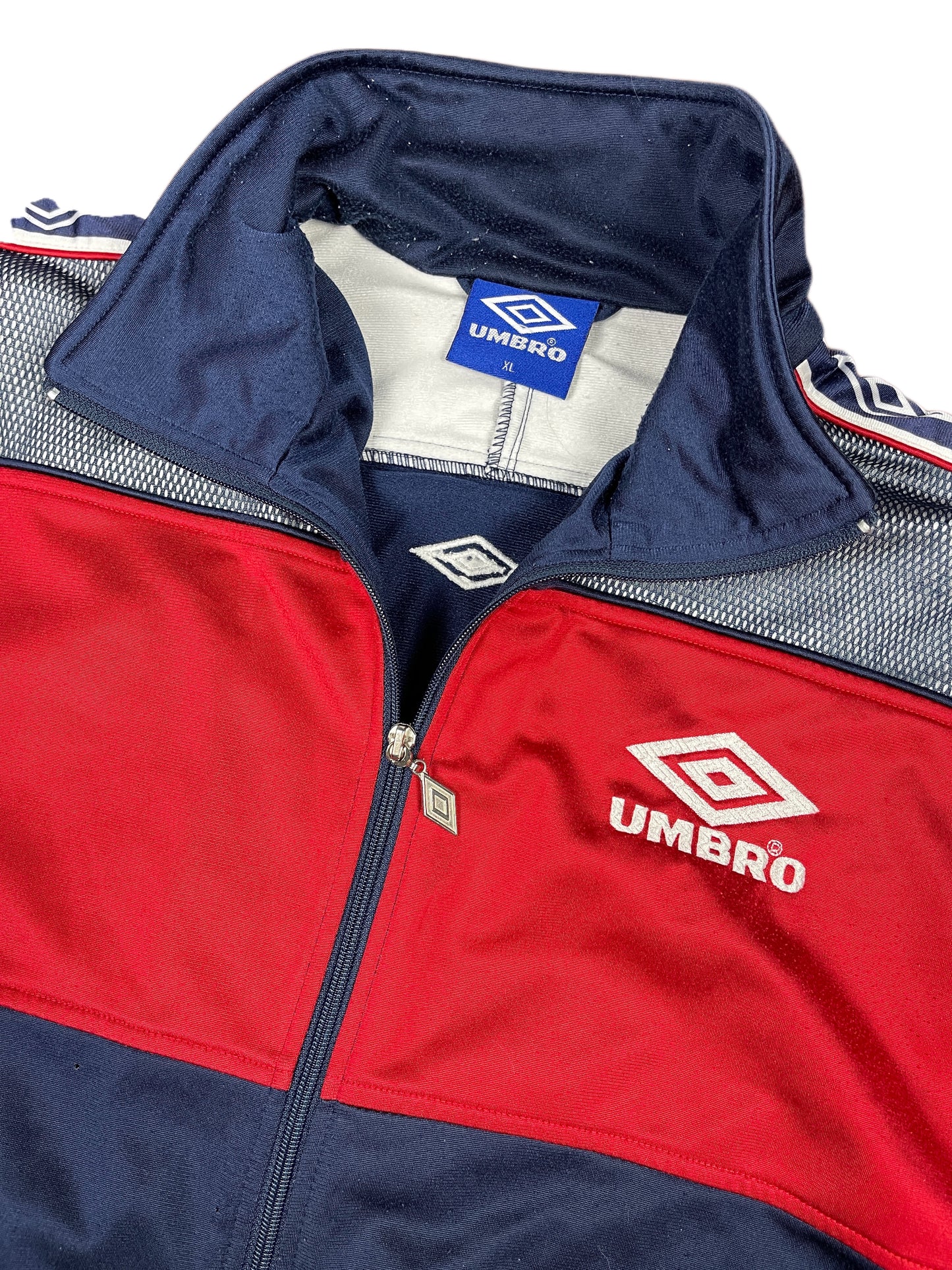 Vintage Umbro Sport Jacket Navy Red - XL