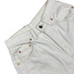 Vintage Levi's High Waist Denim Pants White - M