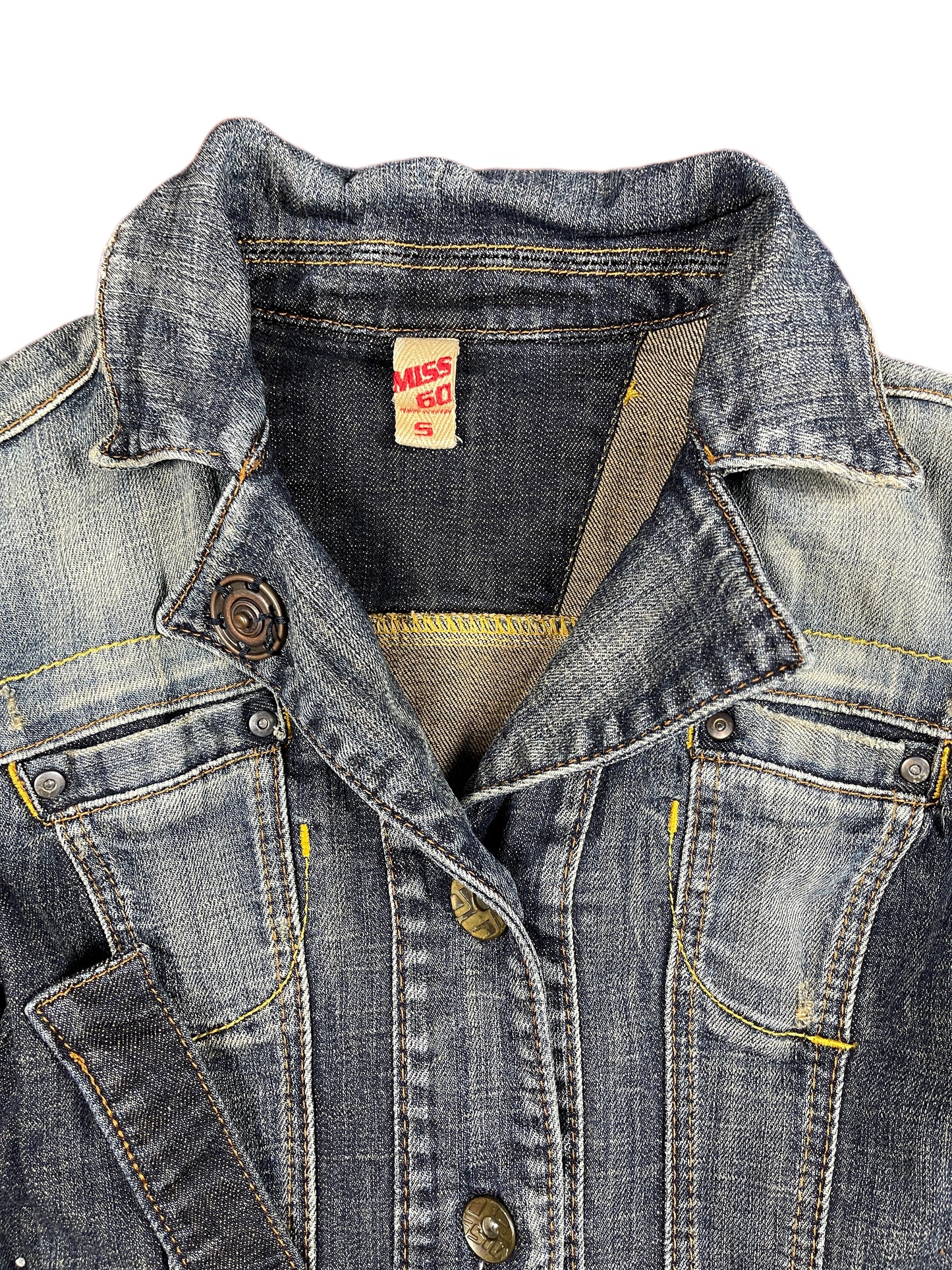 Y2k Miss Sixty Denim Jacket Blue - S