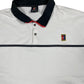 Vintage Nike Court Polo Shirt White - L