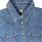 Montego Denim Short Sleeve Shirt Blue - L