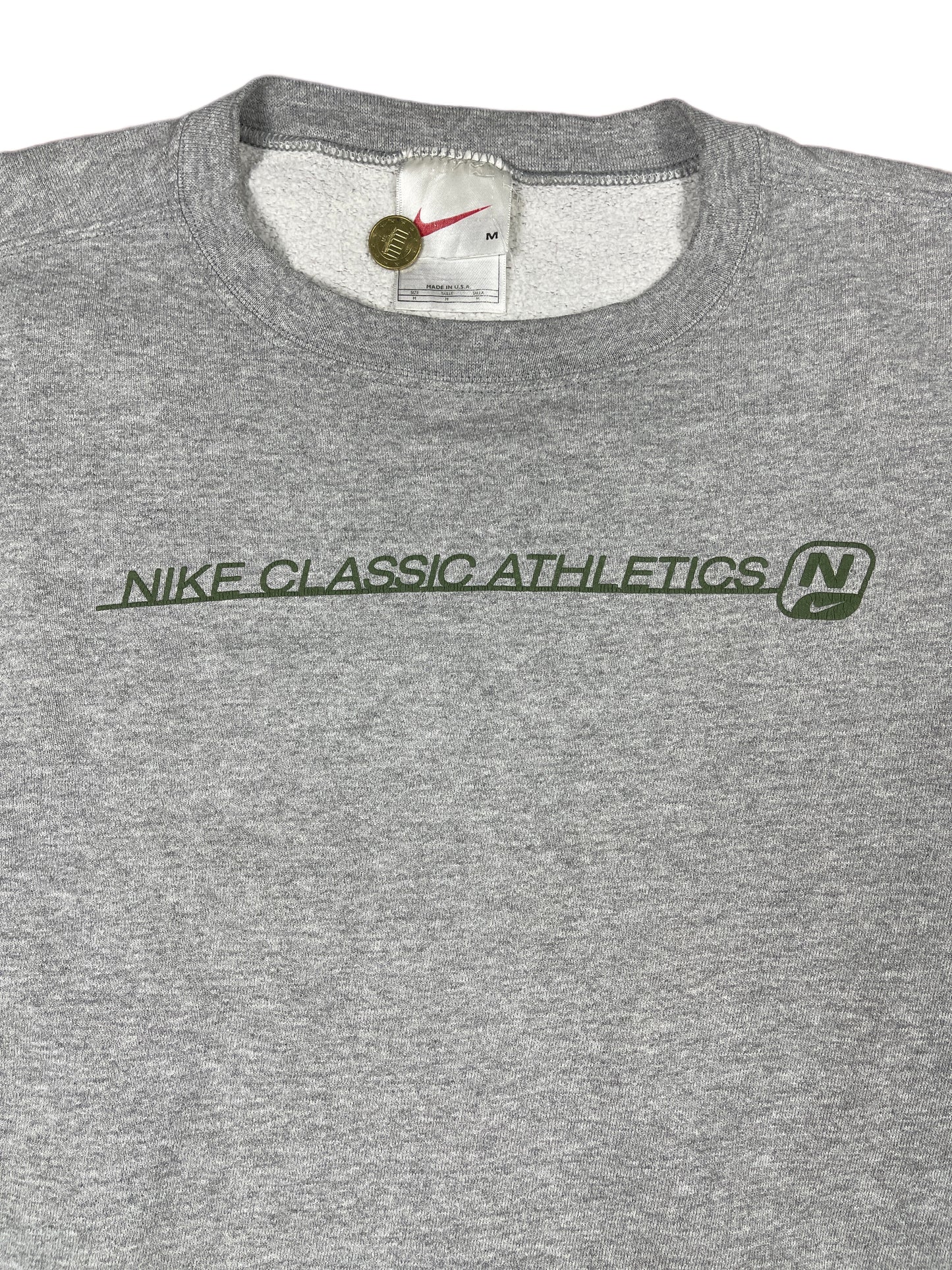 Vintage Nike 1990s Sweatshirt Gray - M/L