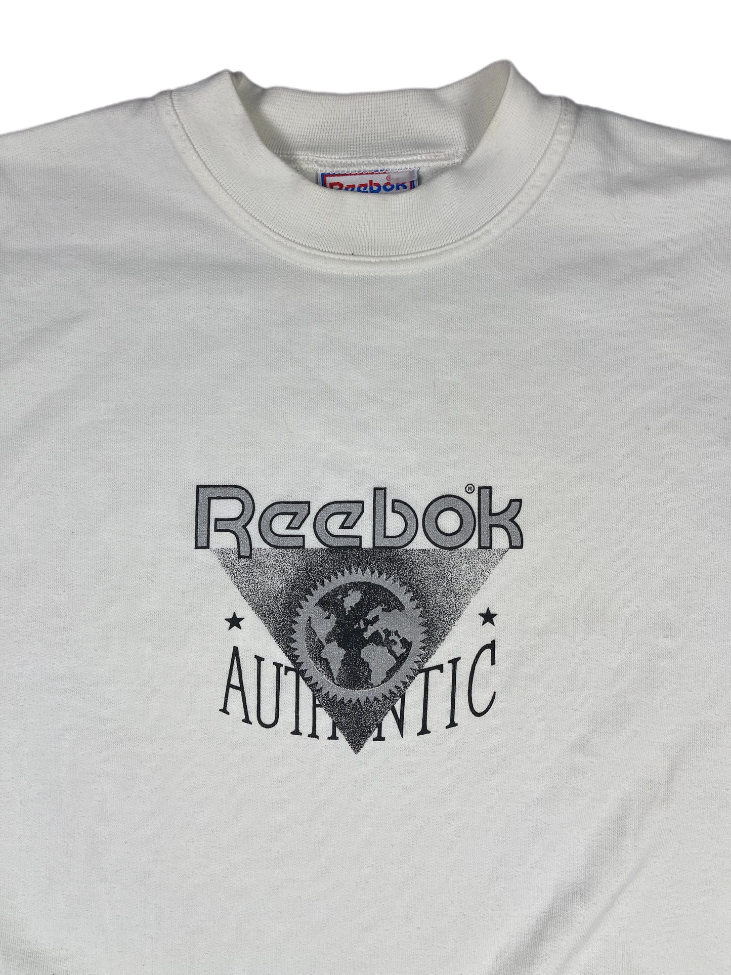 Vintage Reebok Sweatshirt White - S/M