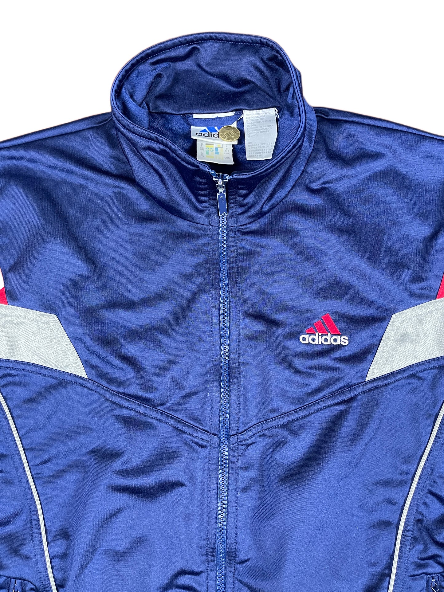 Vintage 2000 Adidas Sport Jacket Navy - M