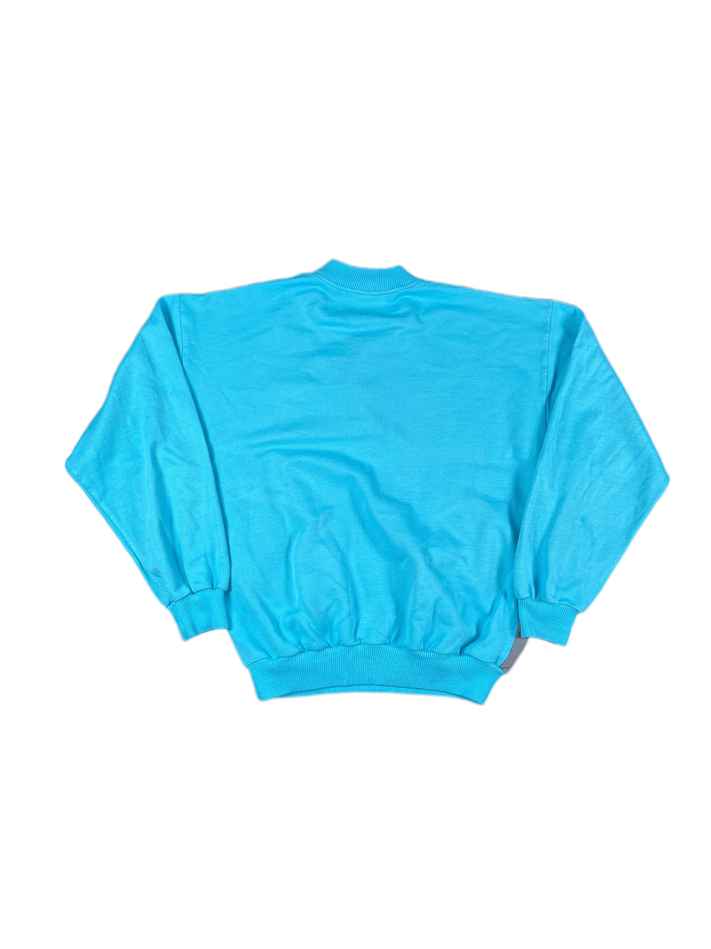 Vintage Puma Zip Sweatshirt Baby Blue 90s - L/XL
