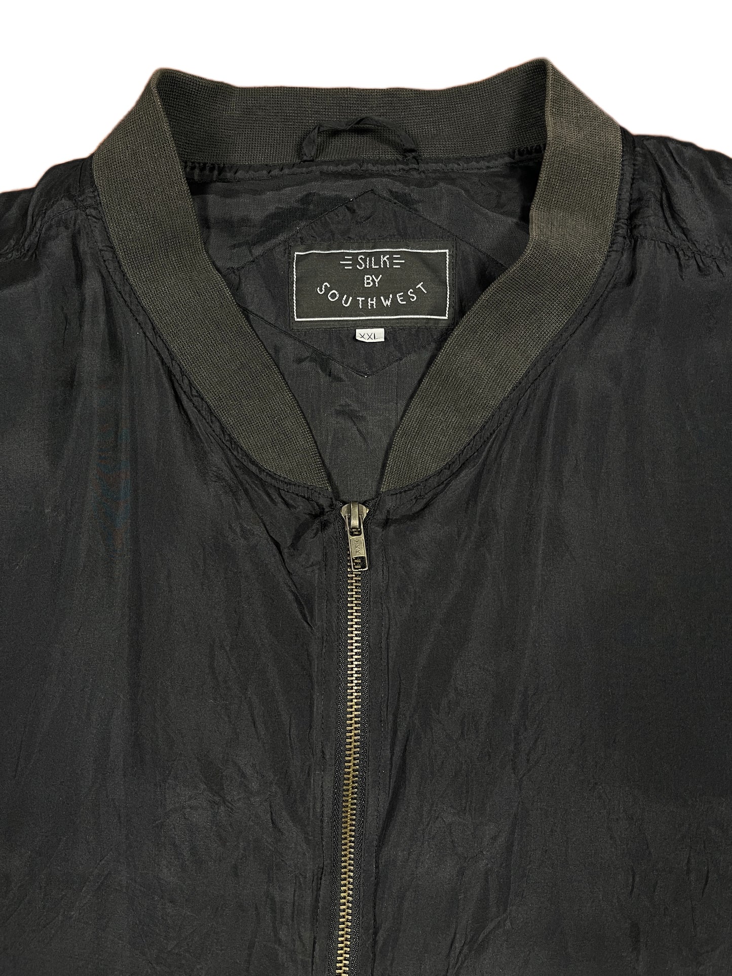 Vintage Southwest Silk Jacket Black - XXL