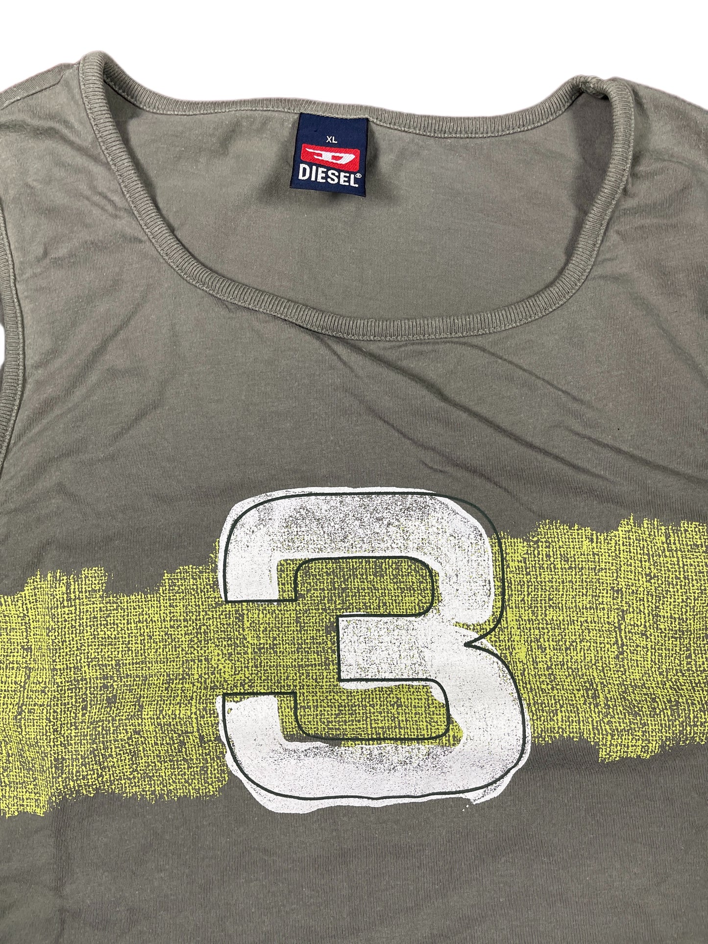 Y2k Diesel Tank Top Khaki - XL