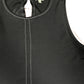 Y2k Code Sleeveless Dress Black - M