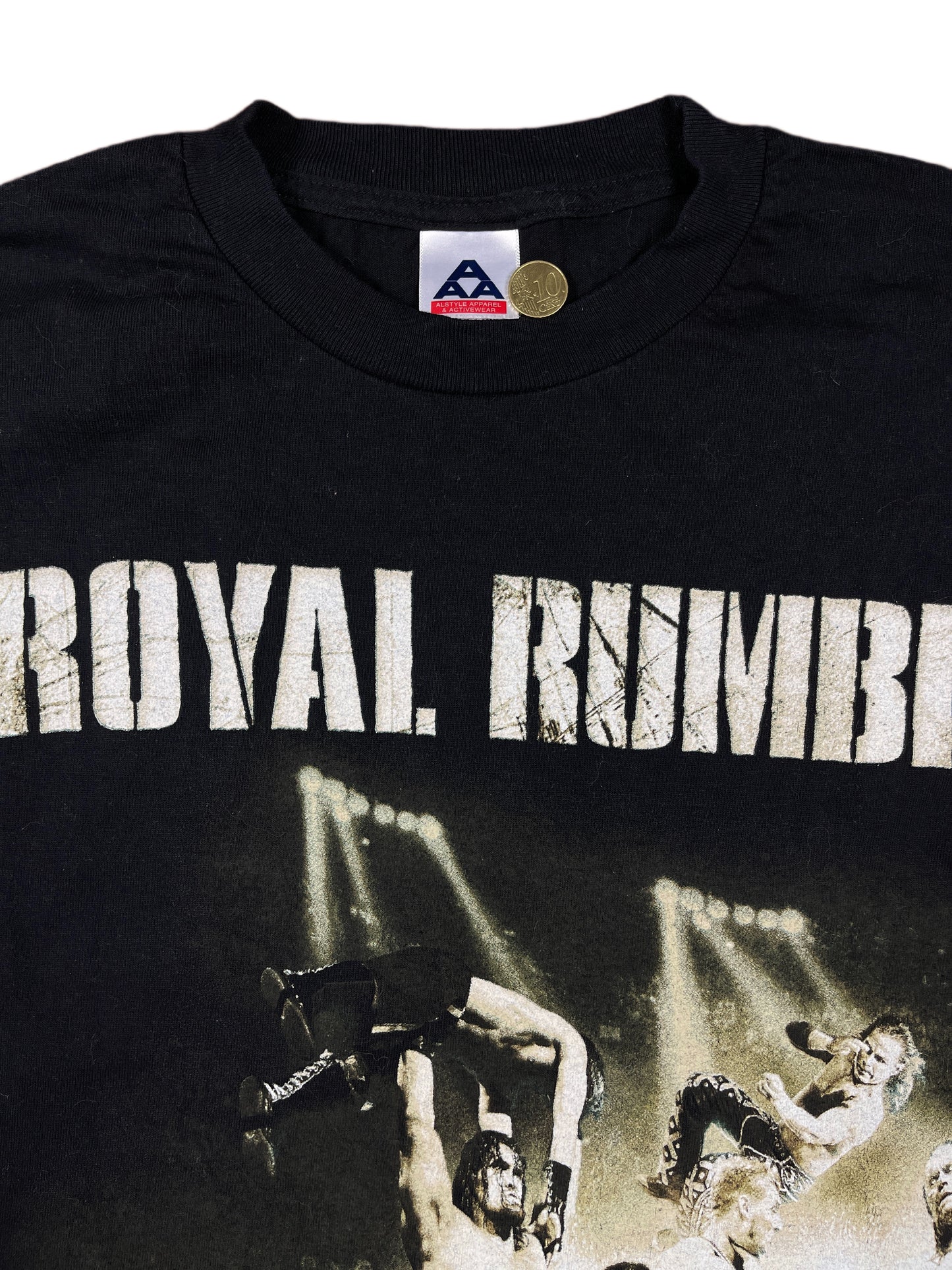 Y2k WWE Royal Rumble T-Shirt Black 2007 - S