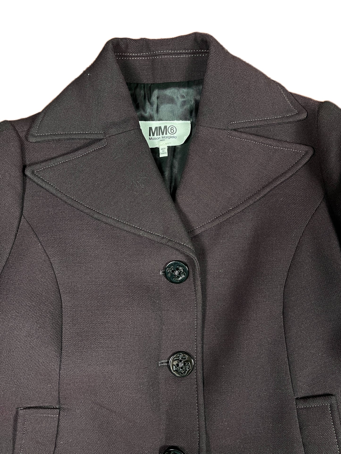 Maison Margiela Blazer Dark Purple - L