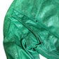 Replay Green Leather Jacket 2000s Biker | XS