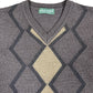 Vintage Gold River Knitted Sweatshirt Brown - S/M