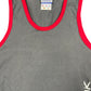 Y2k Reebok Tank Top Gray Red - M