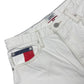 Y2k Tommy Hilfiger High Waist Wide Leg Denim Pants White - M/L