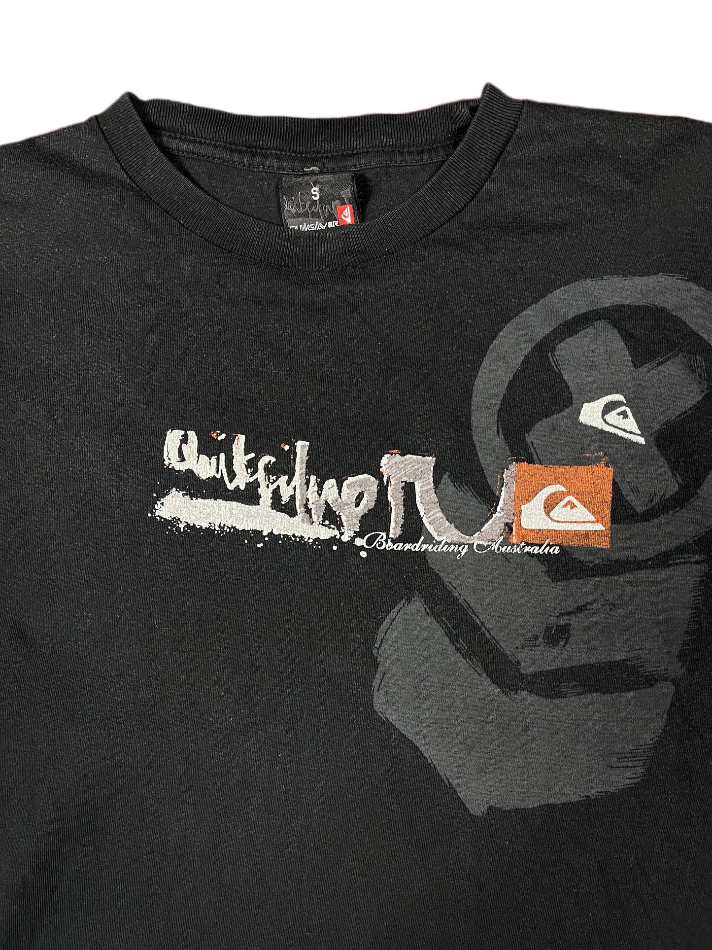 Y2k Quiksilver T-Shirt Black - S