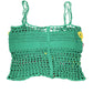 Knitted Sleeveless Top Green Multicolor L