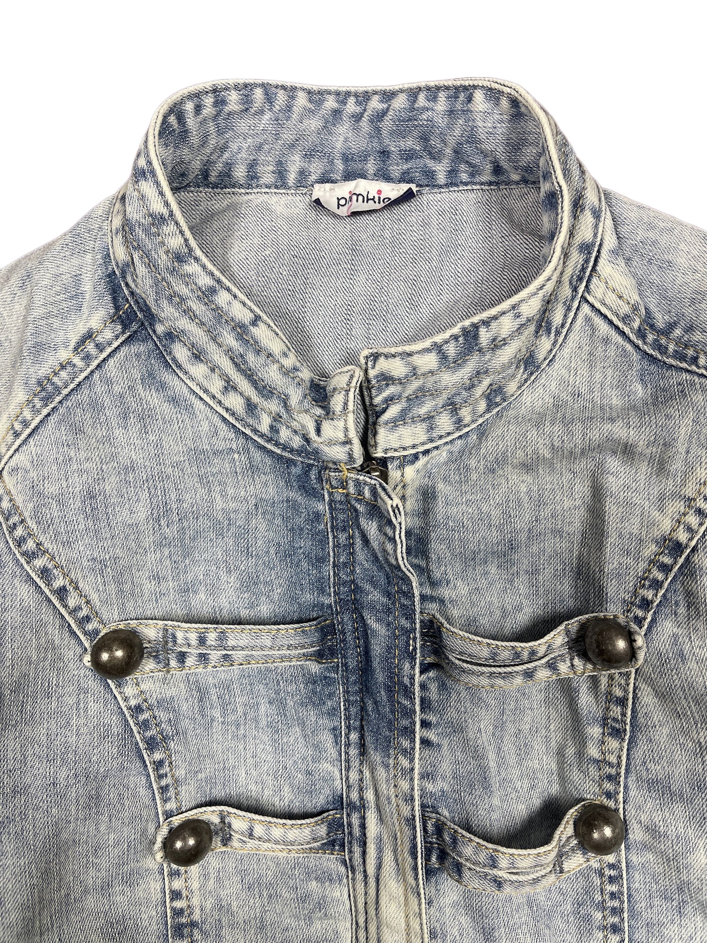 Y2k Pimkie Denim Jacket Blue - XL