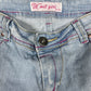 Y2k Wit Girl Denim Skirt Blue - XL