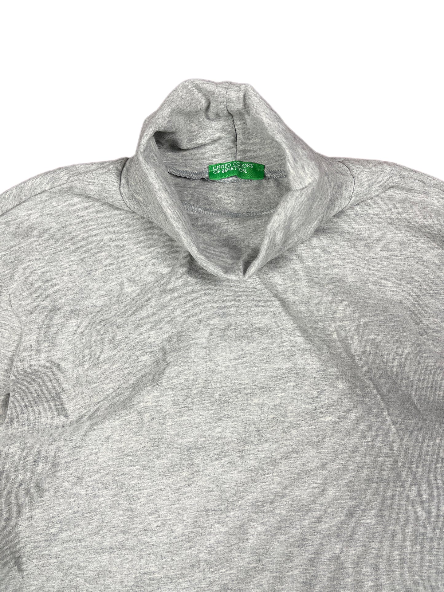 Benetton Turtleneck Longsleeve Gray - XXL