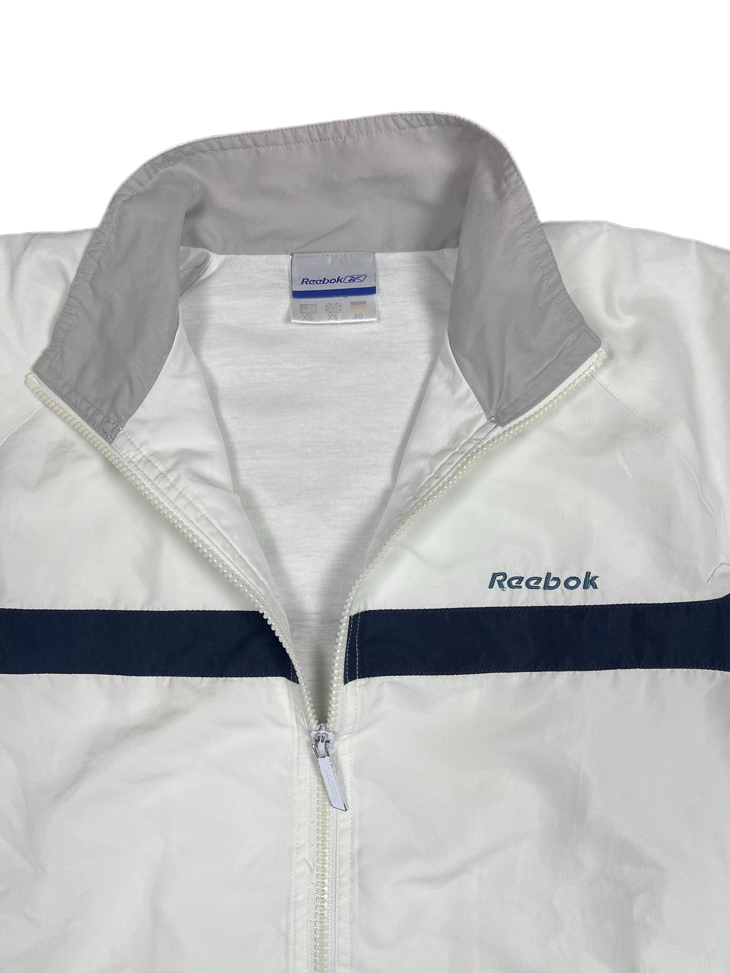 Y2k 2000s Reebok Sport Jacket White S