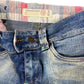 Y2k Sicko nineteen Low Waist Mini Denim Skirt Blue - M