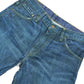 Vintage Levi's 507 Bootcut Denim Pants Blue Green - S/M