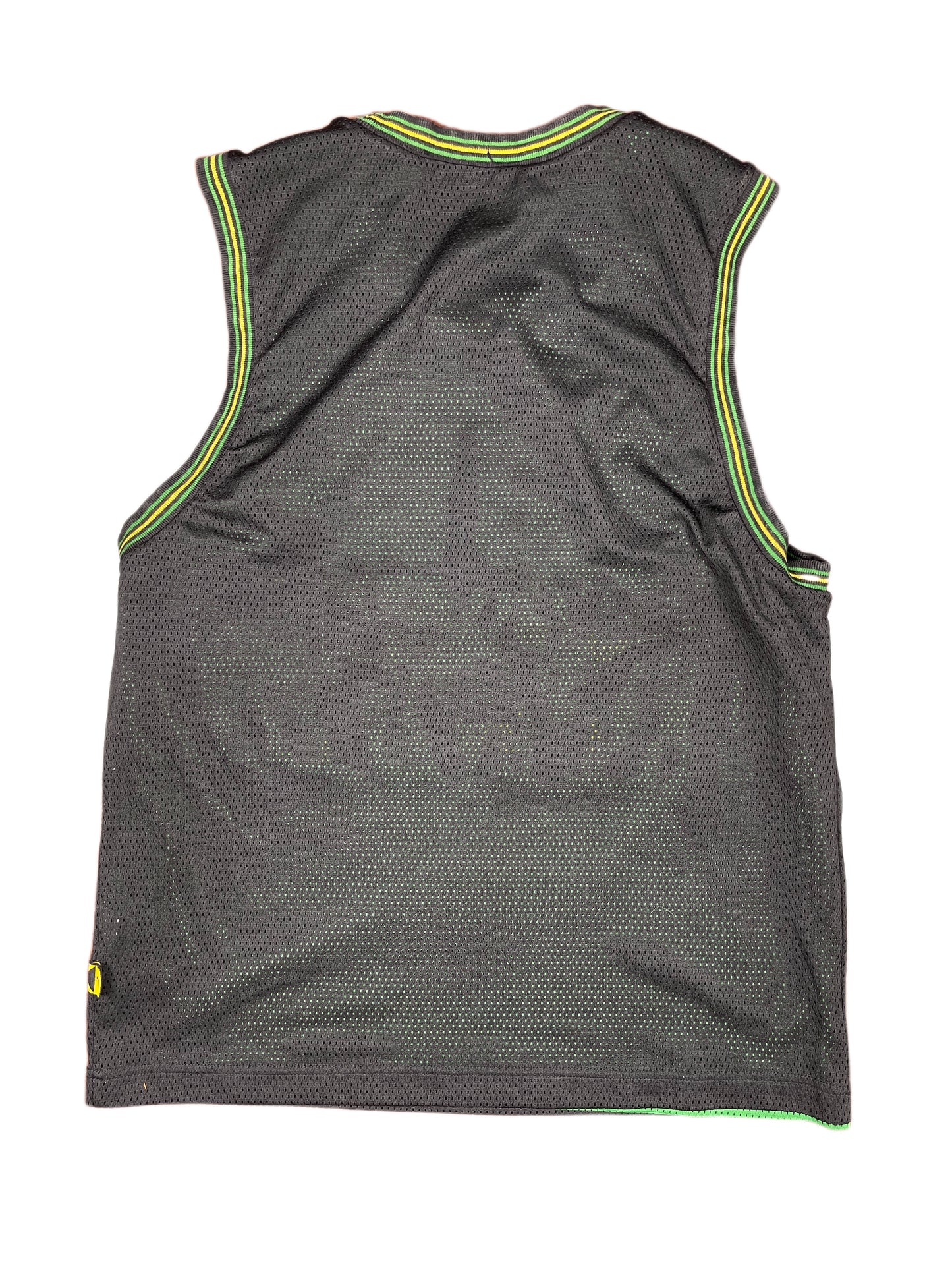 Vintage Puma Jamaica Reversible Sports Tank Top Green Black - L