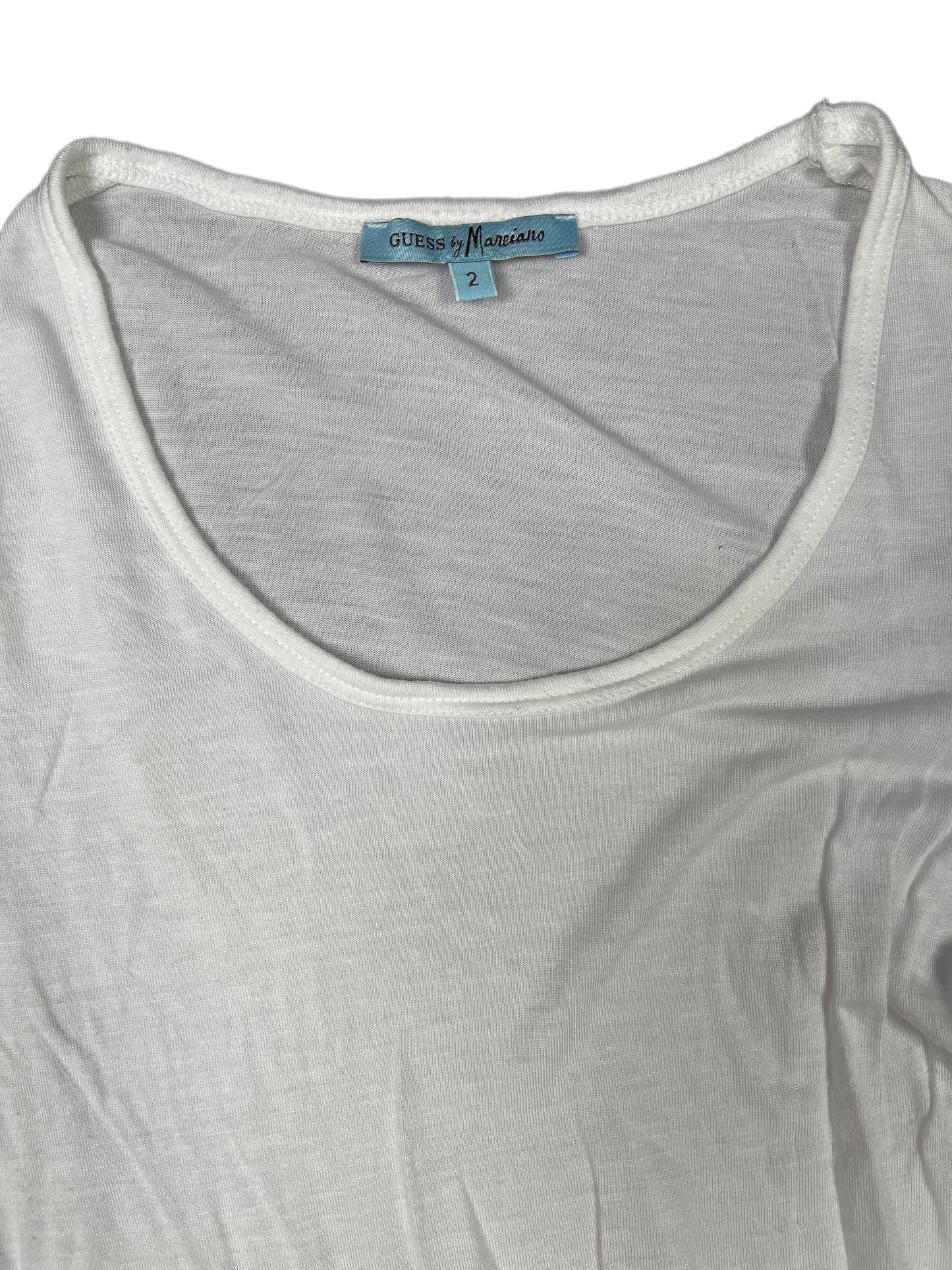 Guess Short Sleeve Top White - S