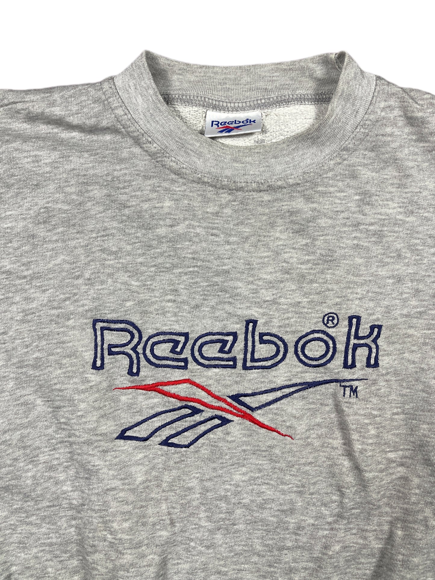 Vintage Reebok Sweatshirt Gray - S