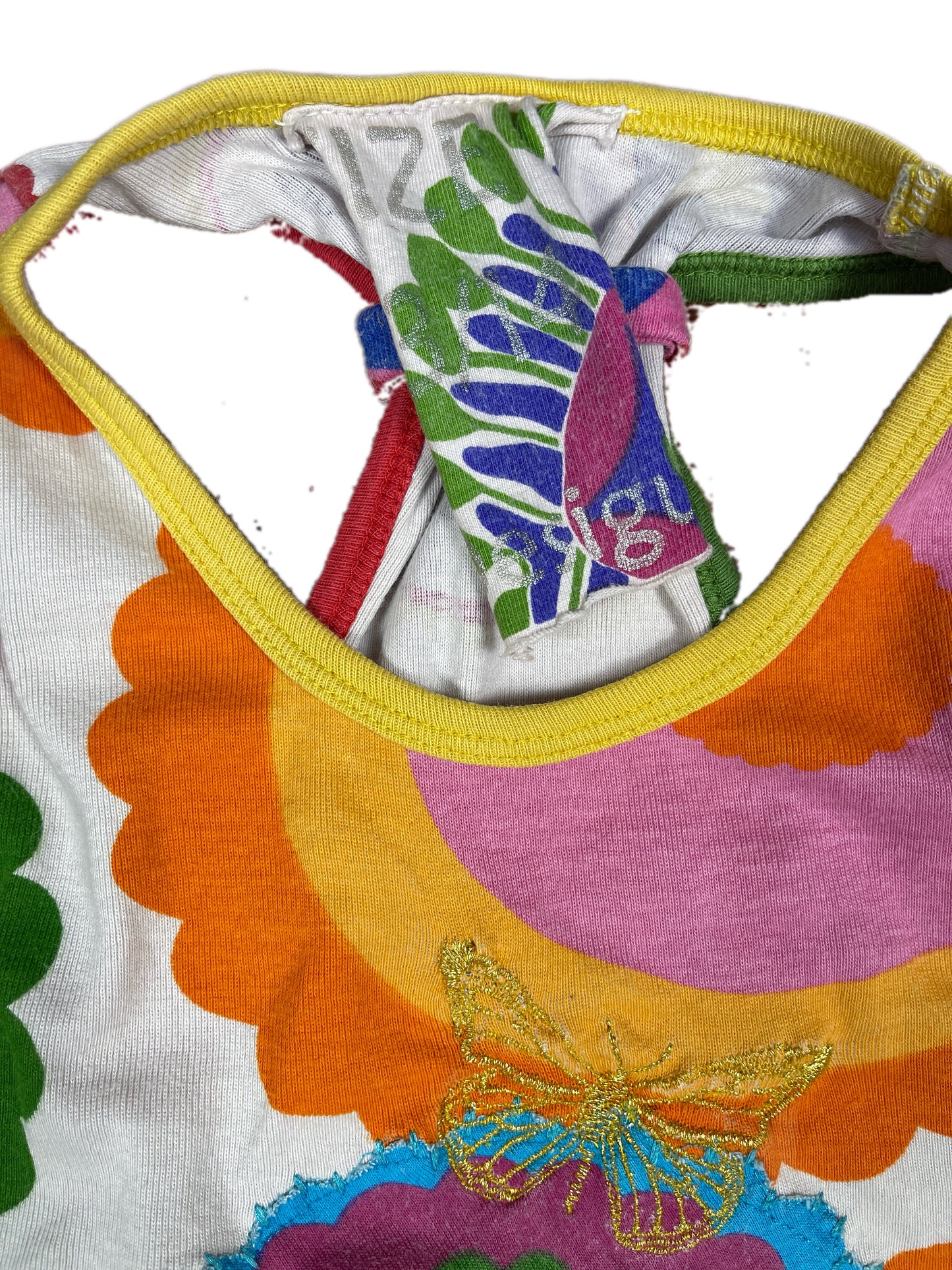 Y2k Desigual Sleeveless Top Multicolor - XS