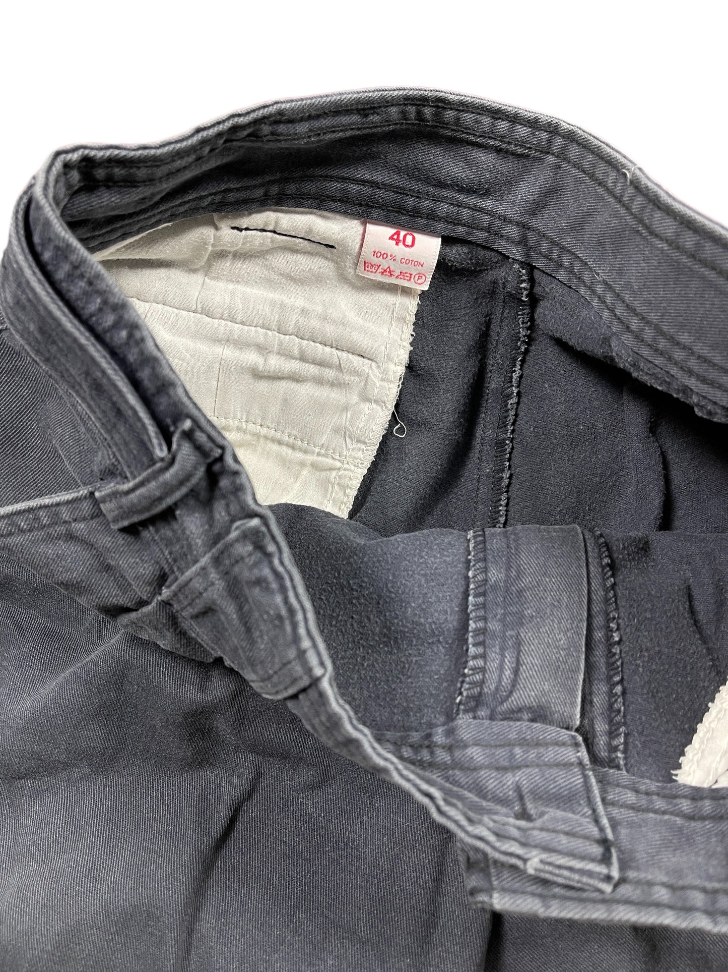 Vintage Bugatti Pants Navy - L