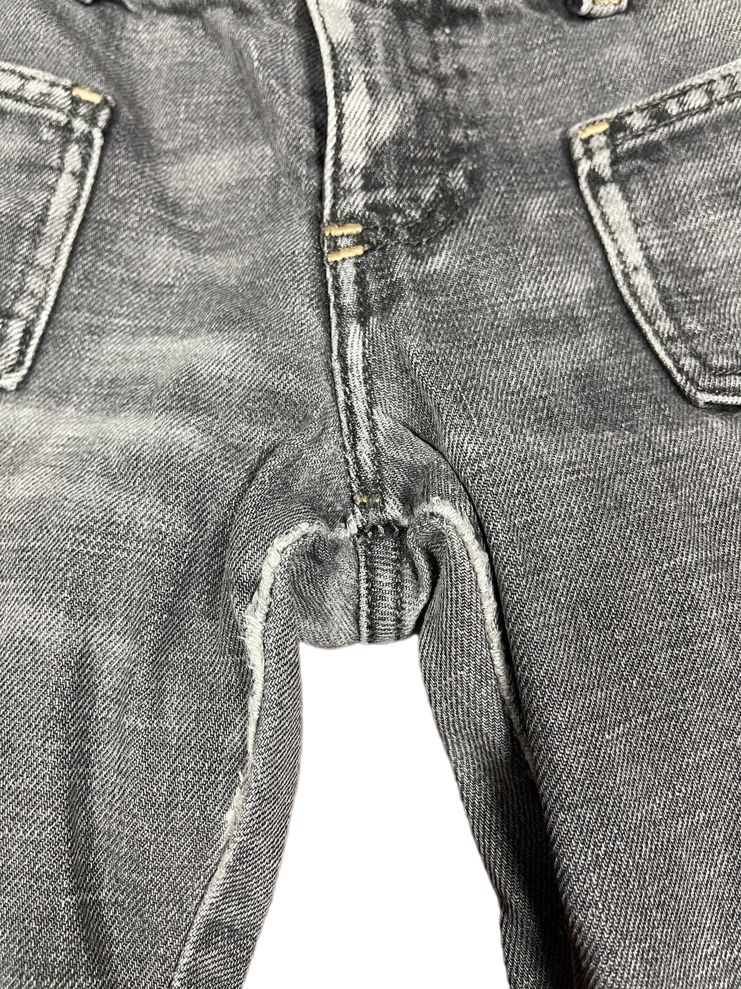 Y2k Diesel Low Waist Denim Pants Gray - M