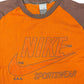 Vintage Nike Sportswear T-Shirt Orange Brown - L
